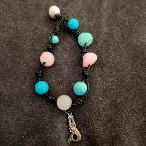 Handmade beachy mermaid bracelet